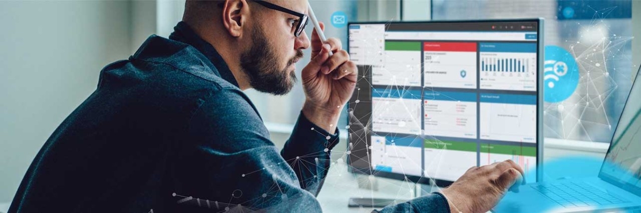 Man using Android Voice Directed Warehousing Solutions